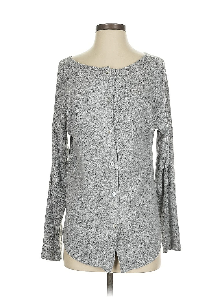 Pre-owned Unbranded Cardigan Sweater In Gray