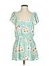 Suzanne Betro 100% Polyester Floral Teal Casual Dress Size S - photo 1