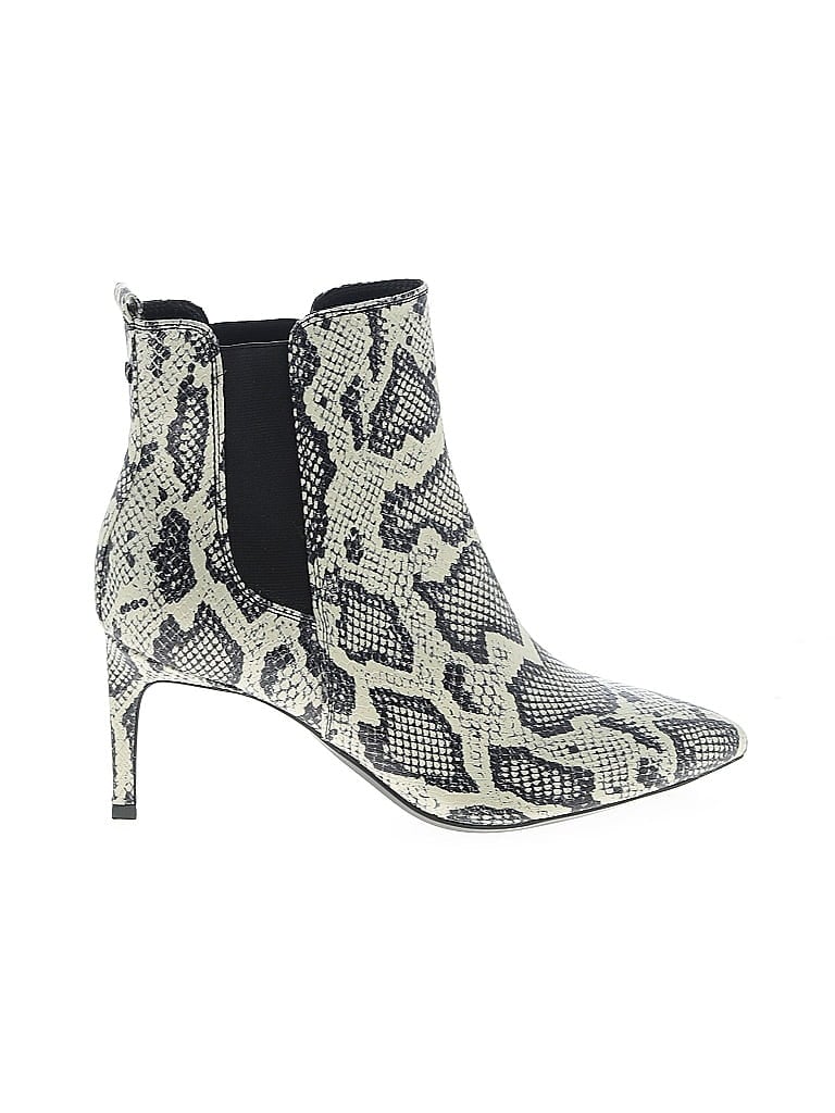 Pre-owned Calvin Klein Ankle Boots In White