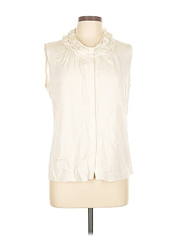 Elie Tahari Sleeveless Button-Down Shirt (view 1)