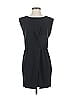 Halston Heritage Solid Black Casual Dress Size S - photo 1