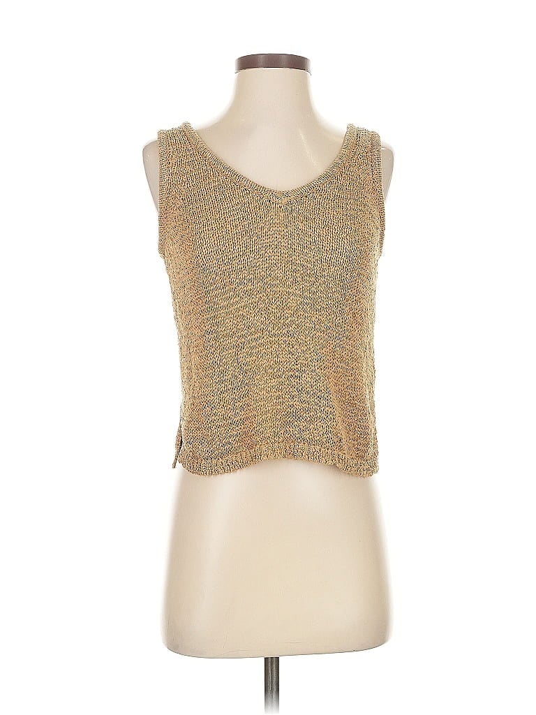Pre-owned Lulus Sweater Vest In Gold