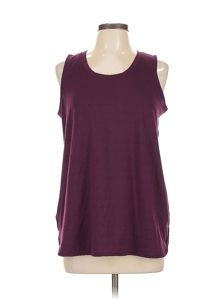 NEW DIRECTIONS Pre-owned Sleeveless T-shirt In Burgundy