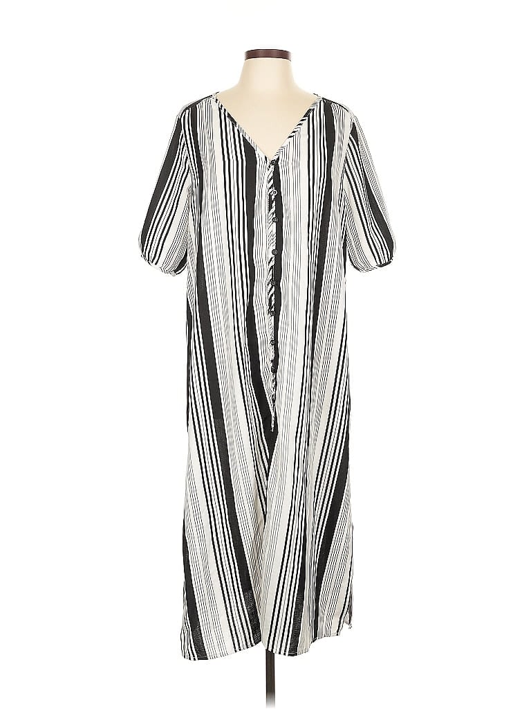 Pre-owned Fashion Union Casual Dress In Silver