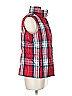 Lands' End 100% Polyester Plaid Red Vest Size M (petite) - photo 4
