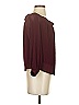 JOA 100% Polyester Burgundy 3/4 Sleeve Blouse Size XS - photo 4