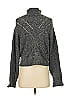 LINE Tweed Gray Turtleneck Sweater Size S - photo 2