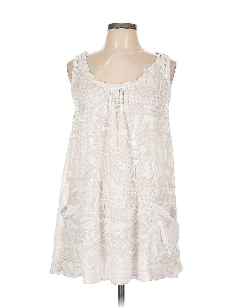 Pre-owned Unbranded Swimsuit Cover Up In White