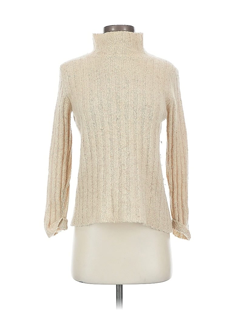 Pre-owned Unbranded Turtleneck Sweater In Brown