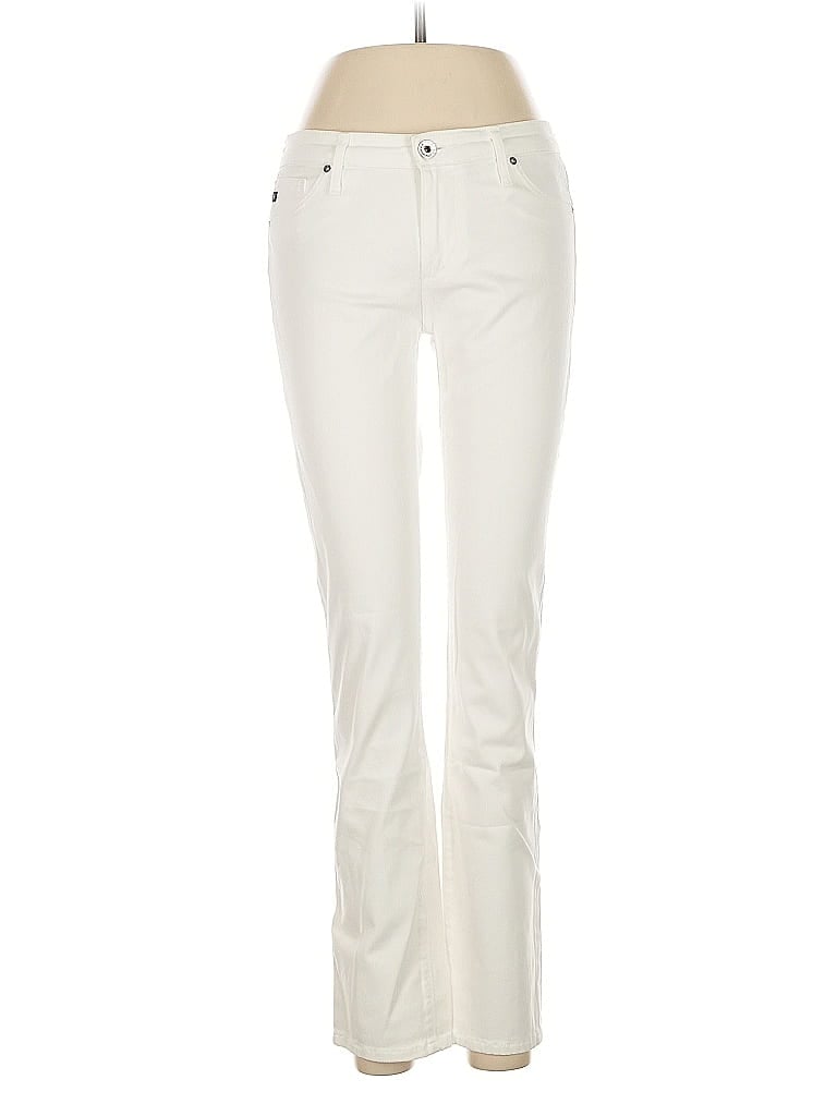 Pre-owned Adriano Goldschmied Jeans In White