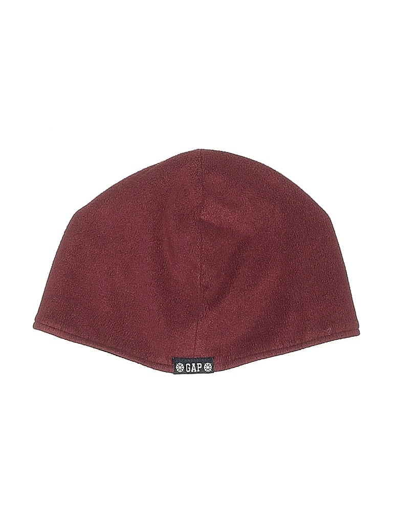 Pre-owned Gap Kids' Beanie Hat In Burgundy