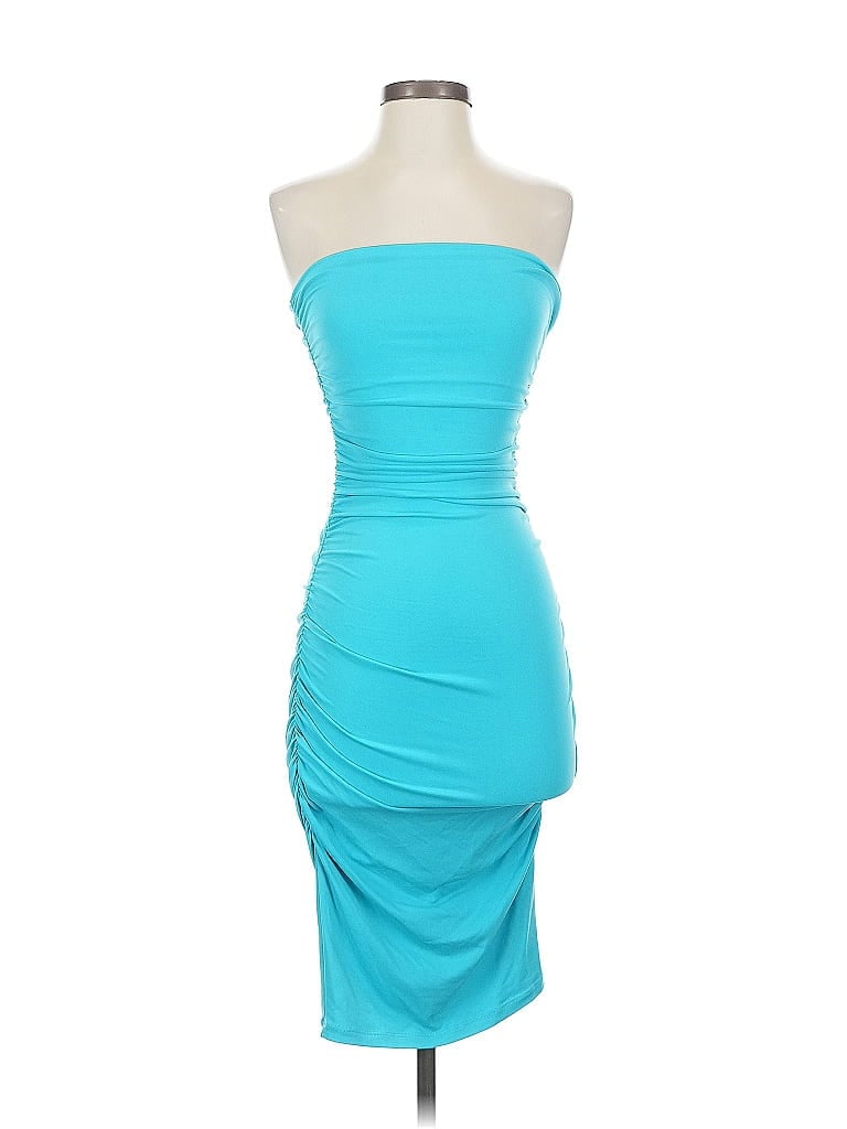 Pre-owned Susana Monaco Cocktail Dress In Blue