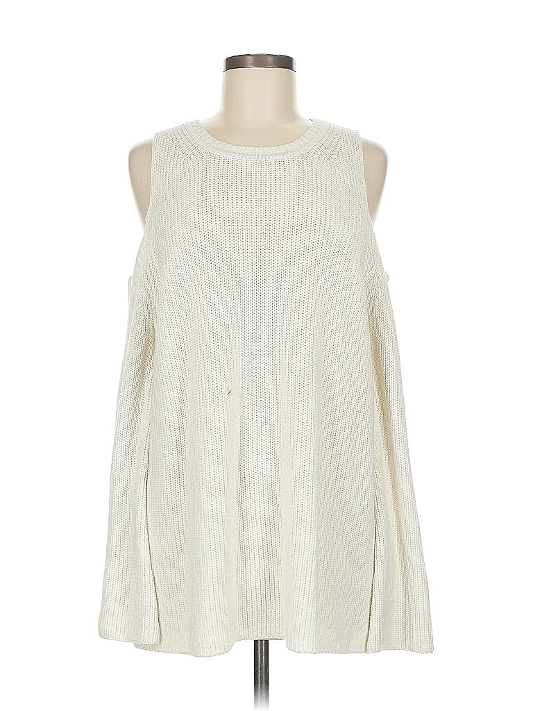 Pre-owned 525 America Sweater Vest In White