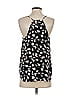 Ann Taylor LOFT 100% Polyester Black Sleeveless Blouse Size S - photo 2