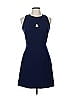 Milly Solid Blue Cocktail Dress Size 6 - photo 1