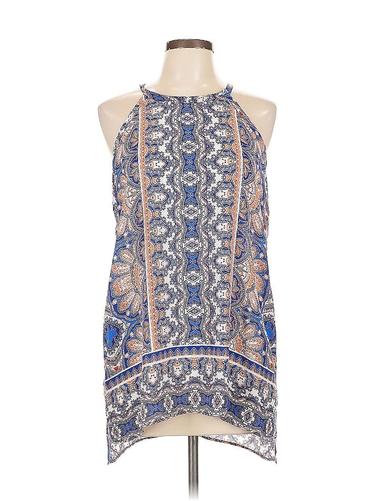 Pre-owned The Limited Sleeveless Blouse In Blue