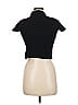 Max Studio 100% Merino Black Short Sleeve Top Size M - photo 2