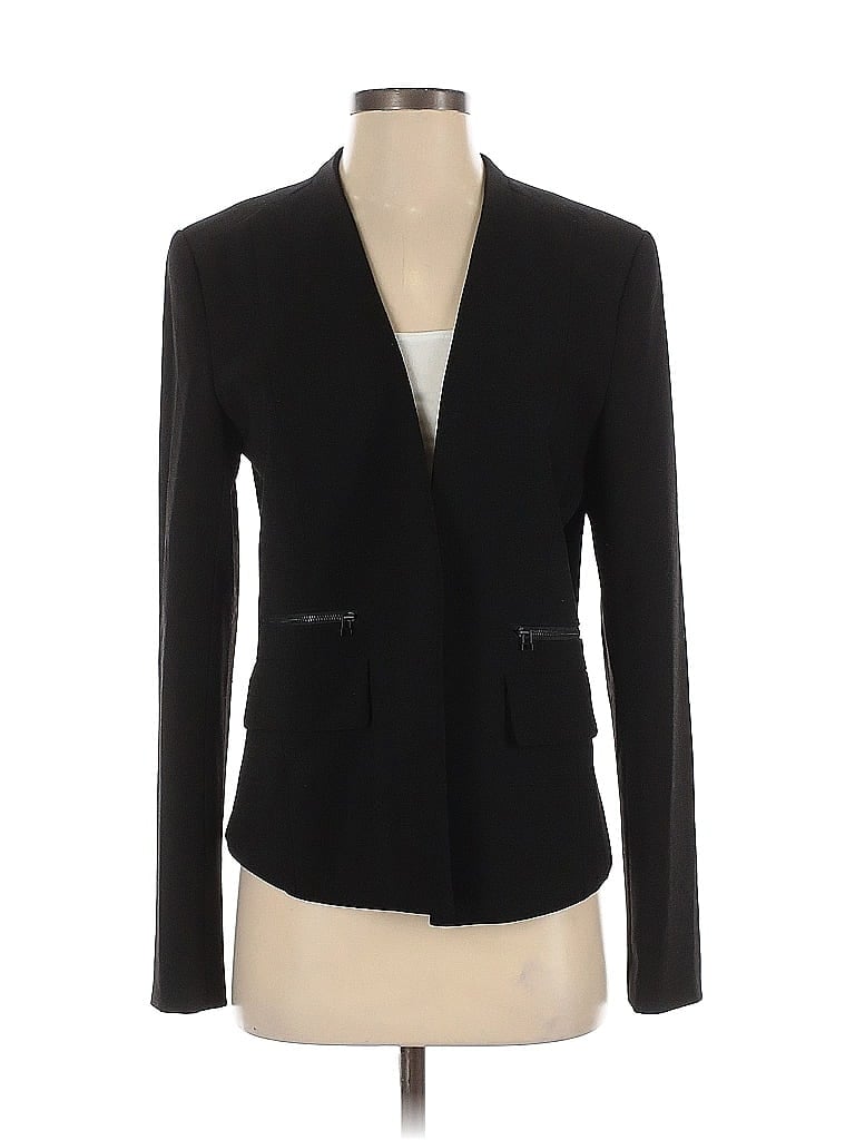 Pre-owned Halogen Blazer Jacket In Black