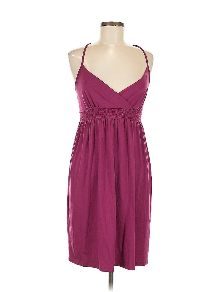 Pre-owned Ann Taylor Loft Cocktail Dress In Purple