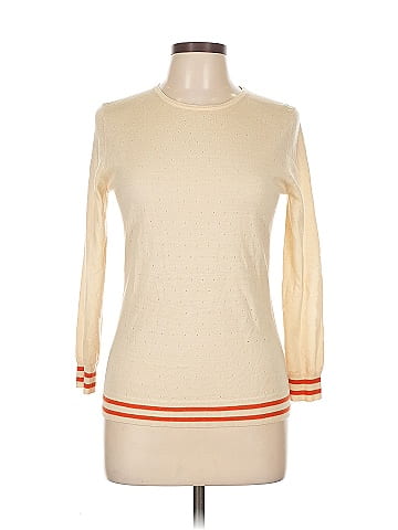 Pink Tartan Wool Pullover Sweater (view 1)