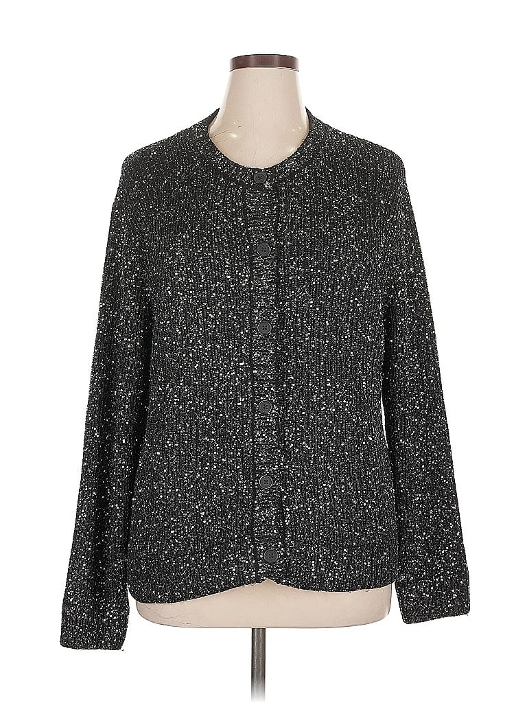 Future Collective Cardigan Sweater In Gray