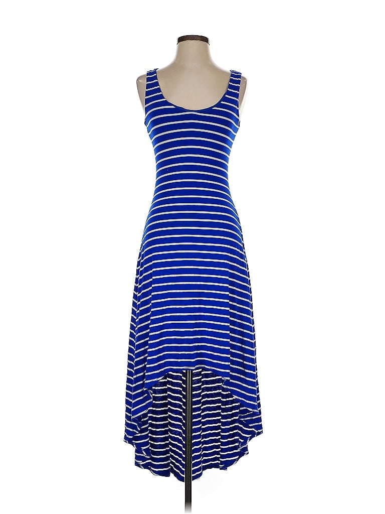 Pre-owned Bebe Casual Dress In Blue