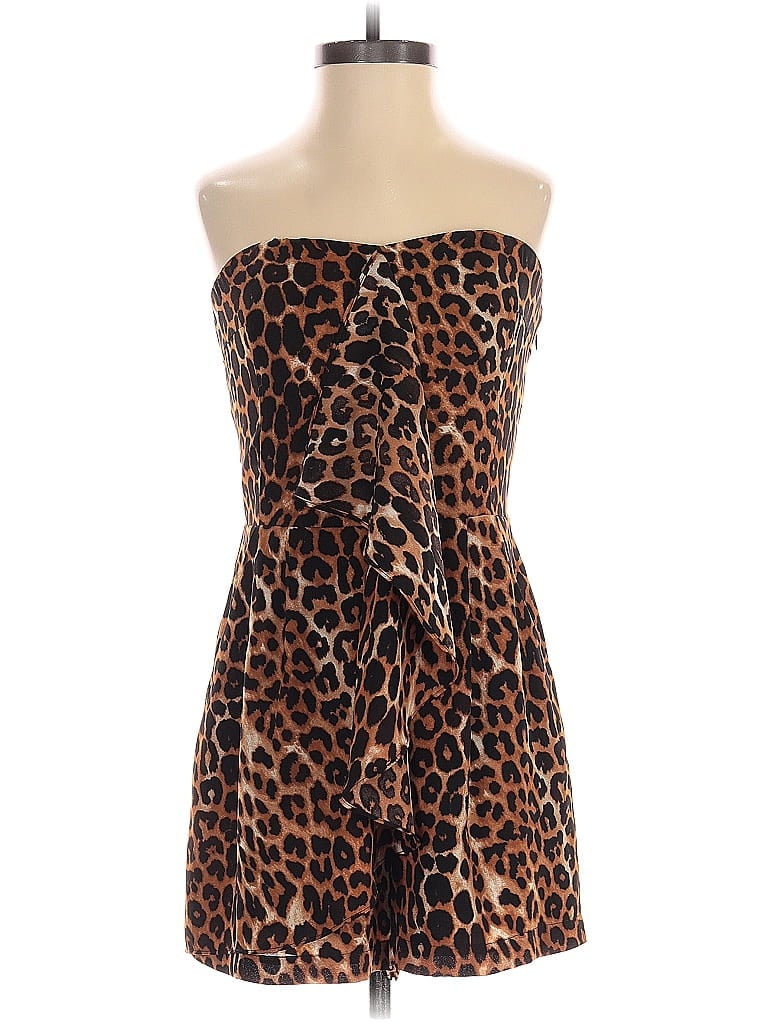 Pre-owned Express Outlet Romper In Brown