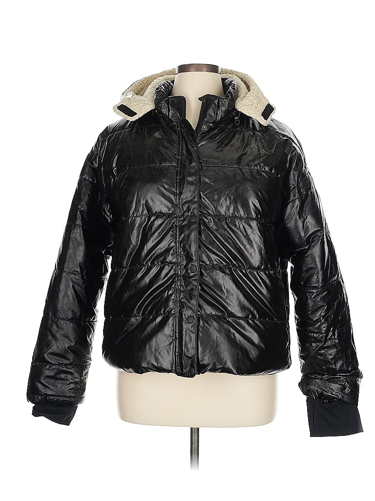Pre-owned Offline By Aerie Snow Jacket In Black