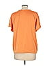 Cupcakes & Cashmere 100% Polyester Orange Short Sleeve Blouse Size L - photo 2