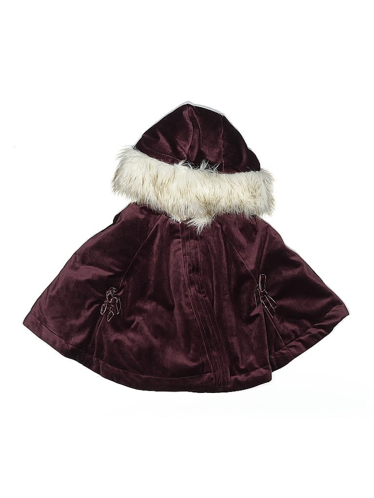Pre-owned Catherine Malandrino Babies' Coat In Burgundy