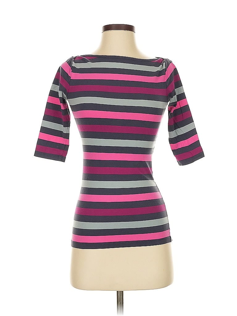 Pre-owned French Connection 3/4 Sleeve T-shirt In Blue