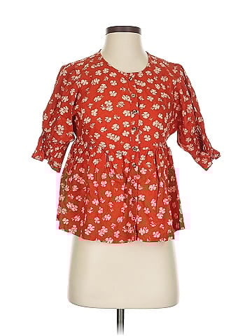 Madewell 3/4 Sleeve Blouse (view 1)