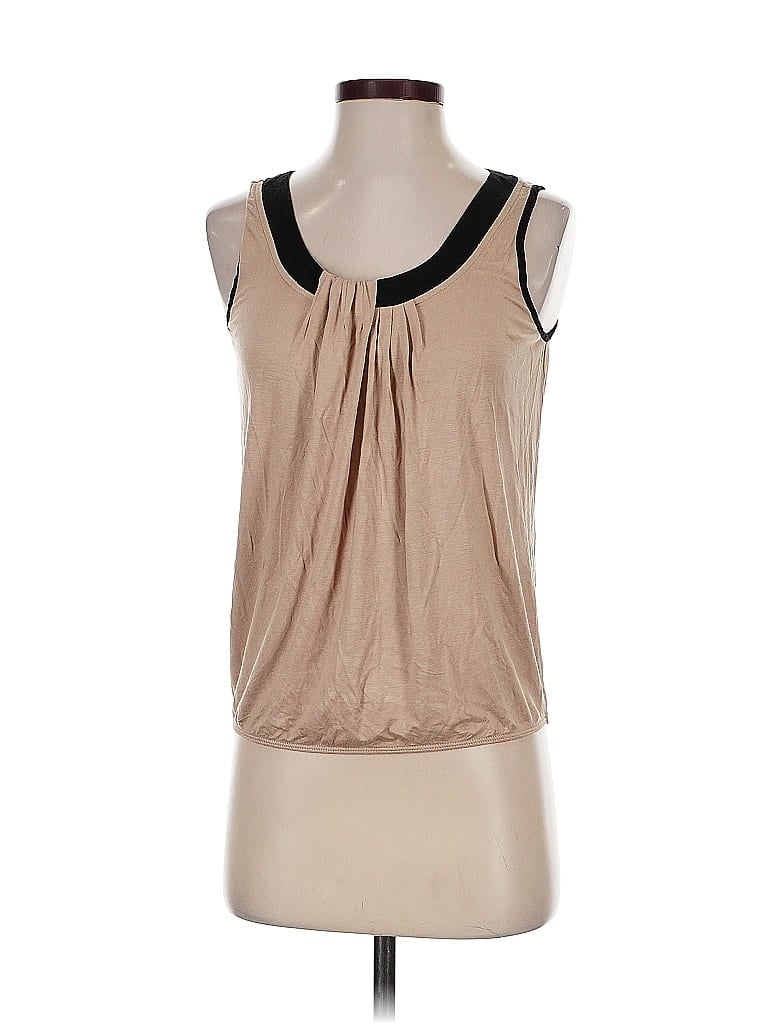 Pre-owned Ann Taylor Loft Outlet Sleeveless Blouse In Brown