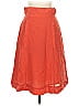 Boyod Solid Orange Casual Skirt Size S - photo 1