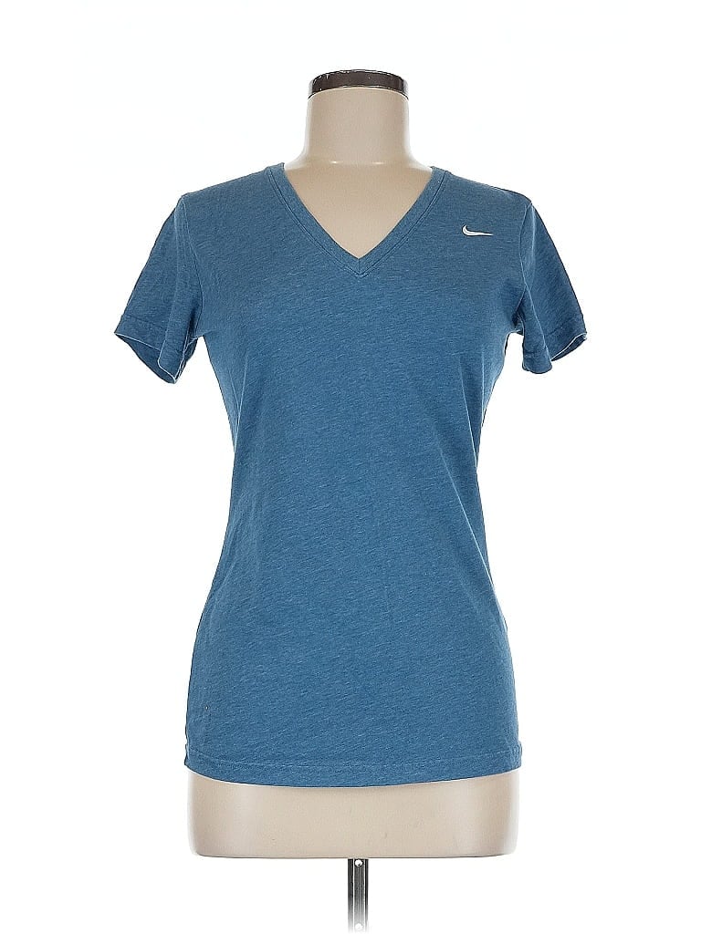 Pre-owned Nike Active T-shirt In Blue