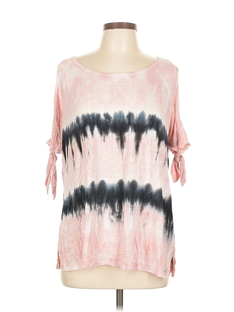 Pre-owned Sanctuary 3/4 Sleeve T-shirt In Pink