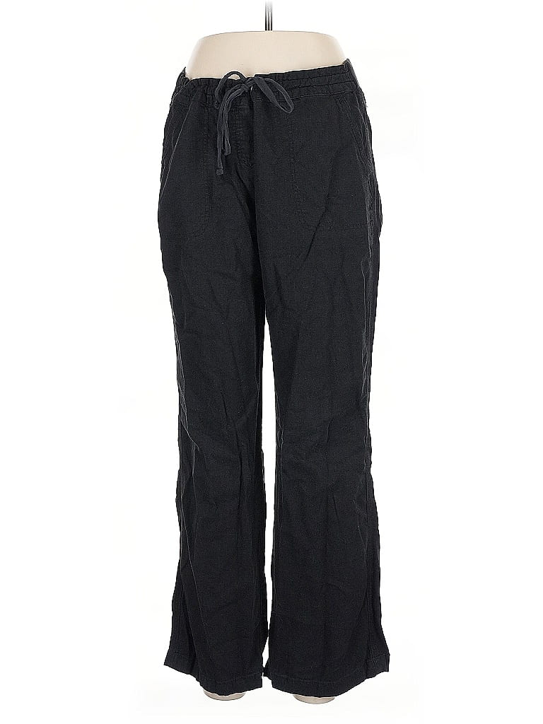 PER SE Pre-owned Linen Pants In Black