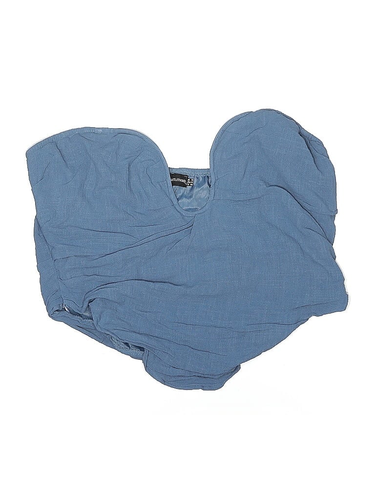 Pre-owned Prettylittlething Kimono In Blue