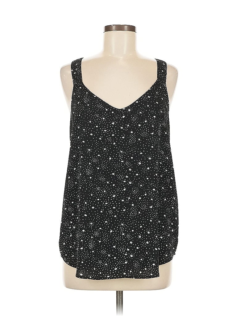 Pre-owned Ann Taylor Loft Sleeveless Blouse In Black