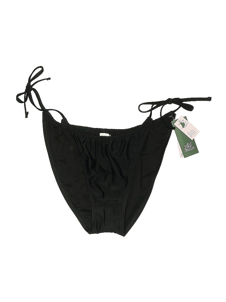 Pre-owned Wild Fable Swimsuit Bottoms In Black