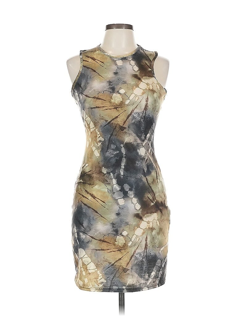 Pre-owned Boohoo Cocktail Dress In Gray