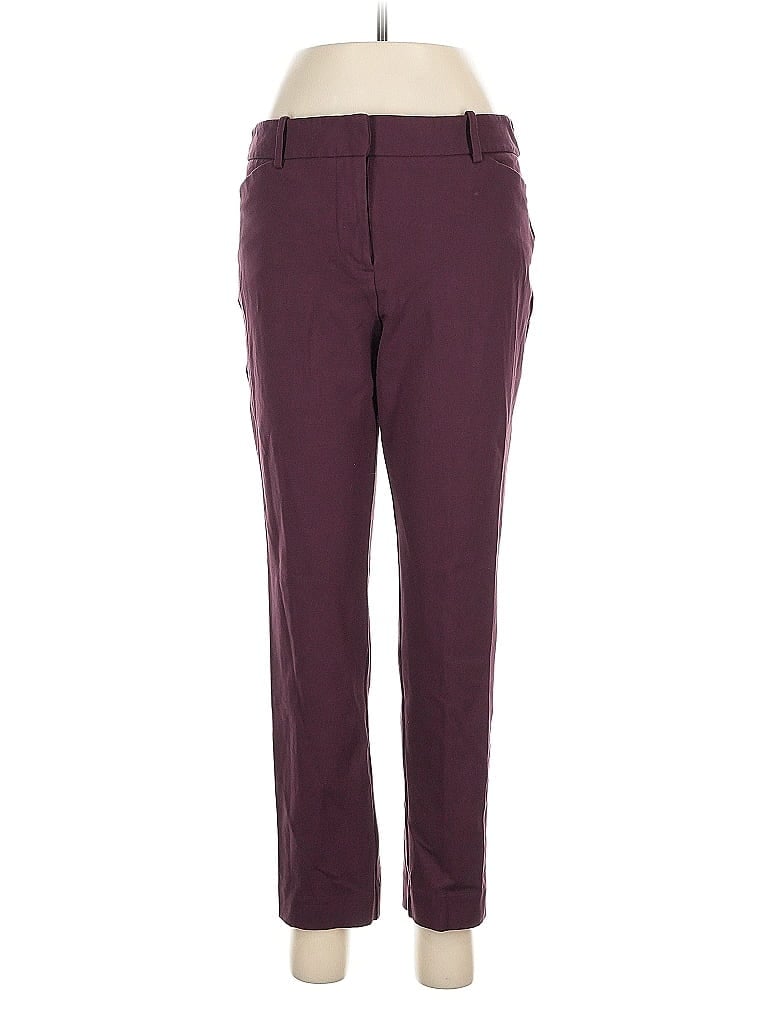 Pre-owned Liz Claiborne Casual Pants In Burgundy