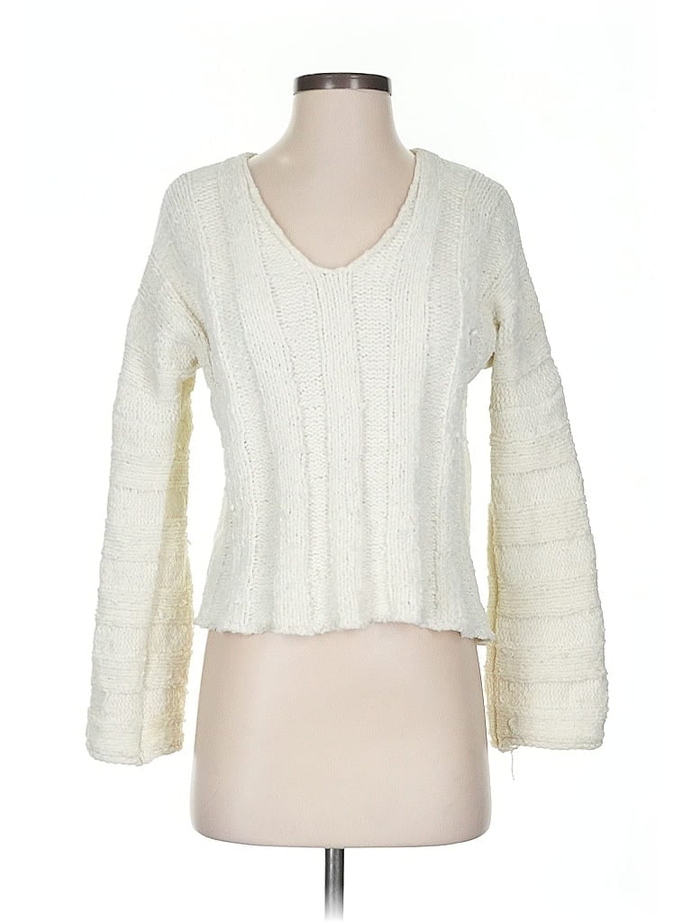 Pre-owned Z Supply Pullover Sweater In White