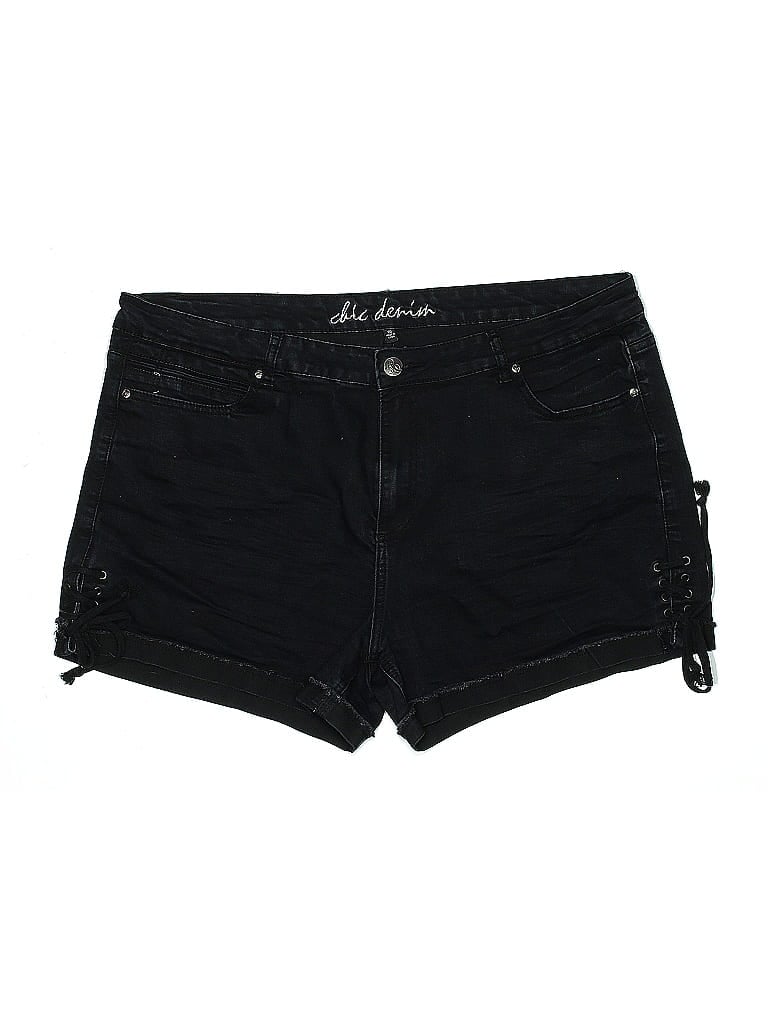 CHIC DENIM Pre-owned Denim Shorts In Black