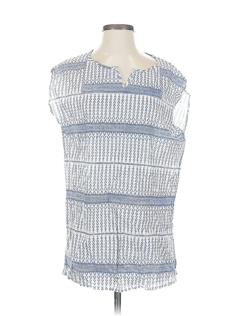 Pre-owned Fresh Produce Sleeveless Blouse In Blue