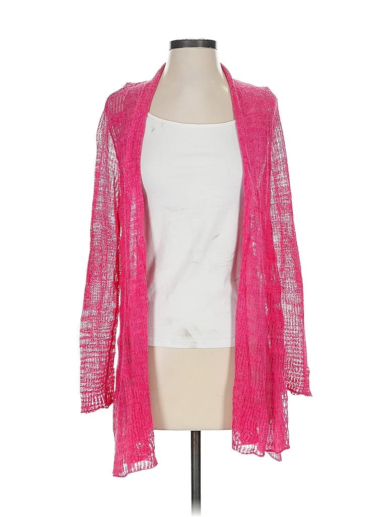 Pre-owned Eileen Fisher Kimono In Pink
