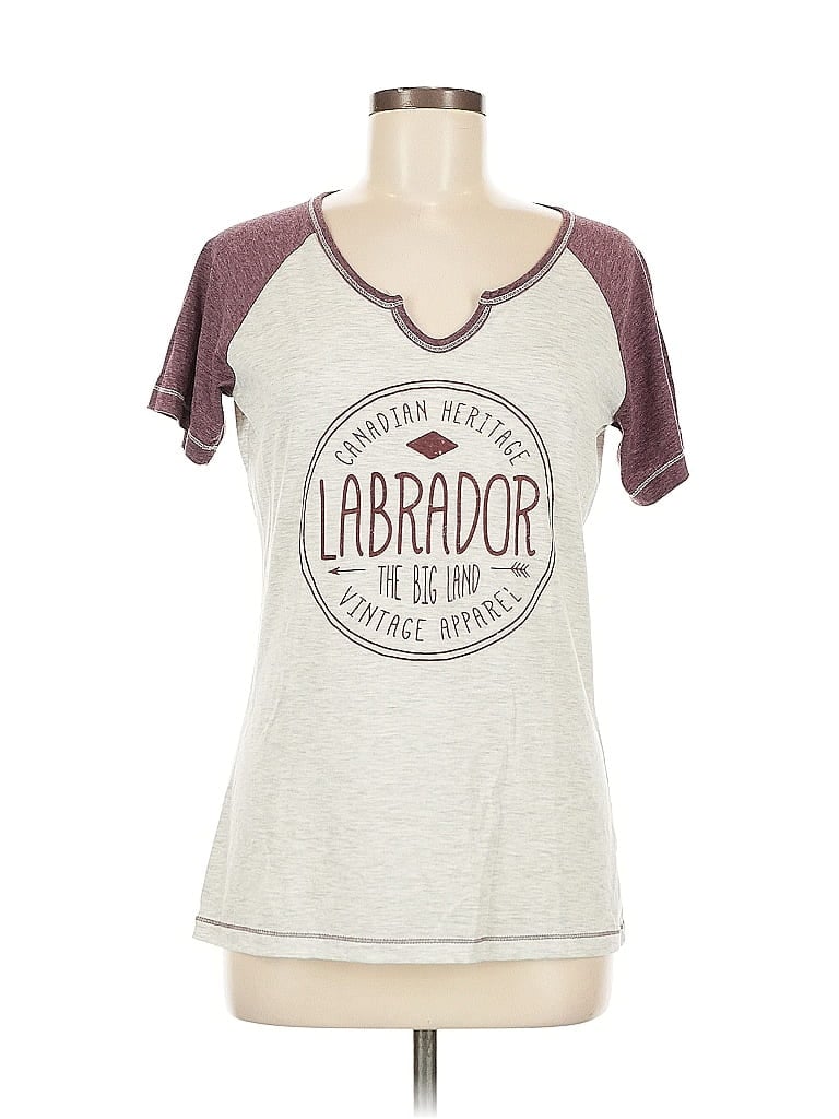 Pre-owned Assorted Brands Short Sleeve T-shirt In Gray