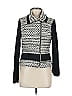 Elevenses Chevron-herringbone Gray Black Jacket Size 6 - photo 1