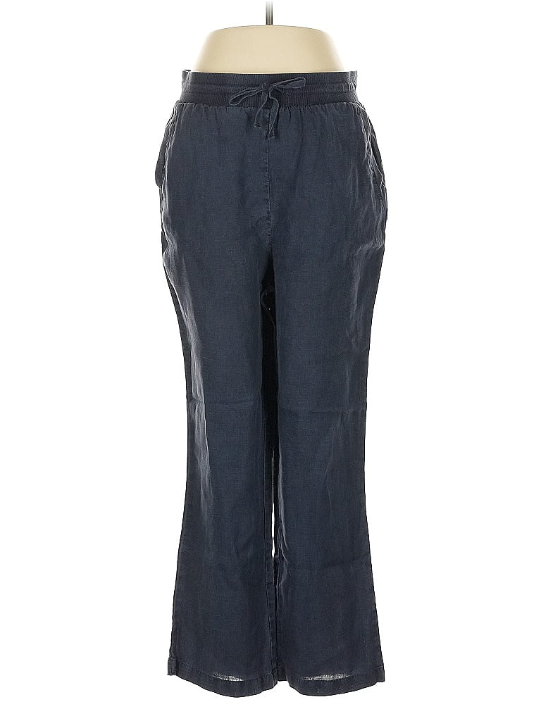 Click to view more detailed imagery on our partner's website Pre-owned Michael Stars Linen Pants In Blue