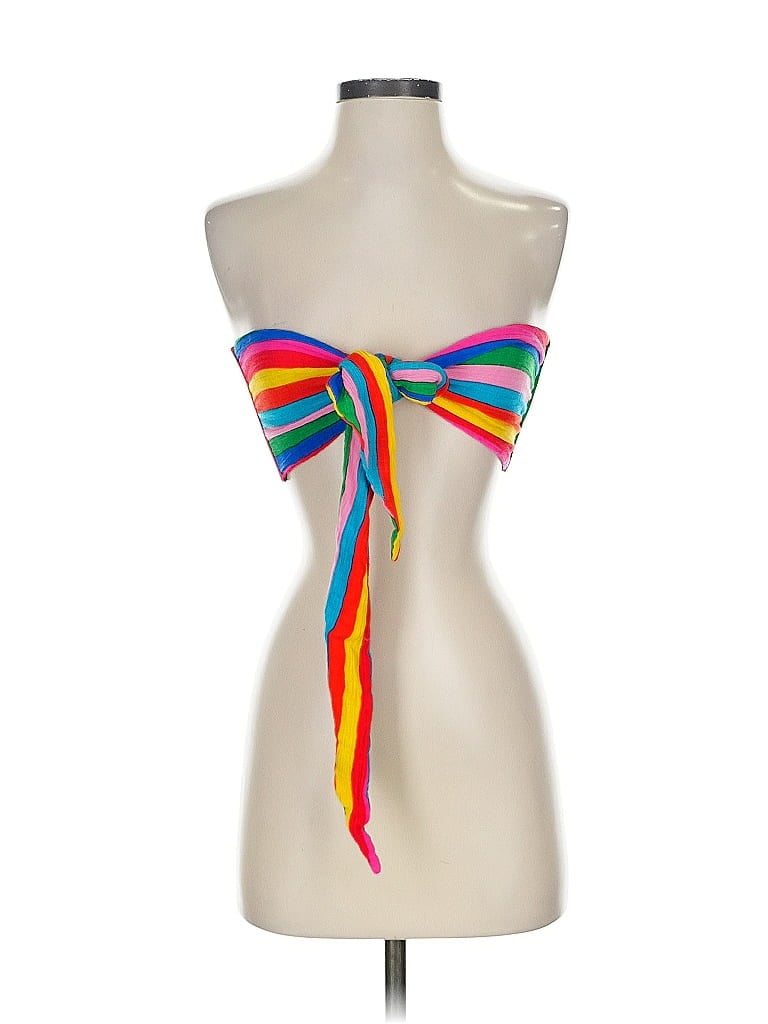 Click to view more detailed imagery on our partner's website Pre-owned Show Me Your Mumu Tube Top White Strapless Neckline Tops